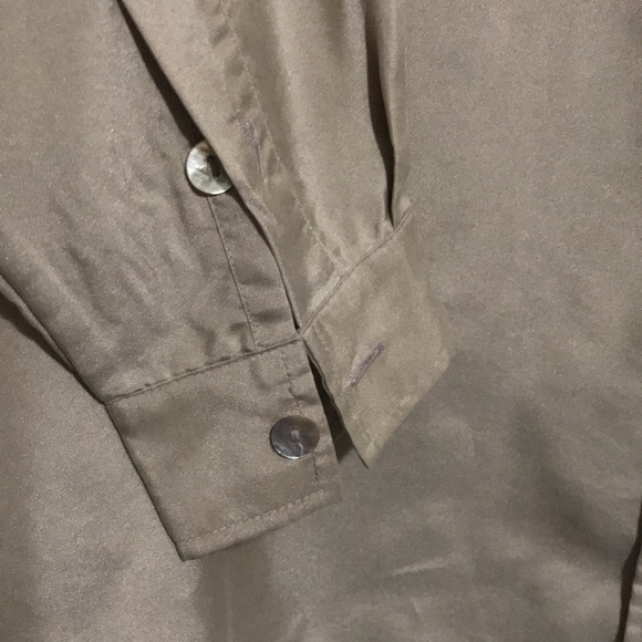 AVENUE Silk button down box cut size14/16 - Picture 3 of 5